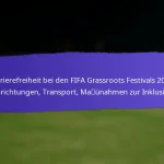 Bewertung der Festivalaktivitäten bei den FIFA Grassroots Festivals 2025: Engagement, Erfolg, Teilnehmerfeedback