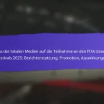 Gemeinschaftliches Engagement bei den FIFA Grassroots Festivals 2025: Lokale Partnerschaften, Freiwilligenrollen, Teilnahme