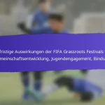 Erfolgsmessgrößen für die FIFA Grassroots Festivals 2025: Teilnahme, Engagement, Zufriedenheit